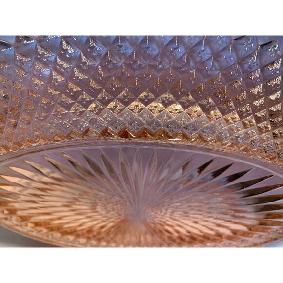 Vintage Miss America Pink Depression Glass 12” Plate Oval - Picture 3 of 4